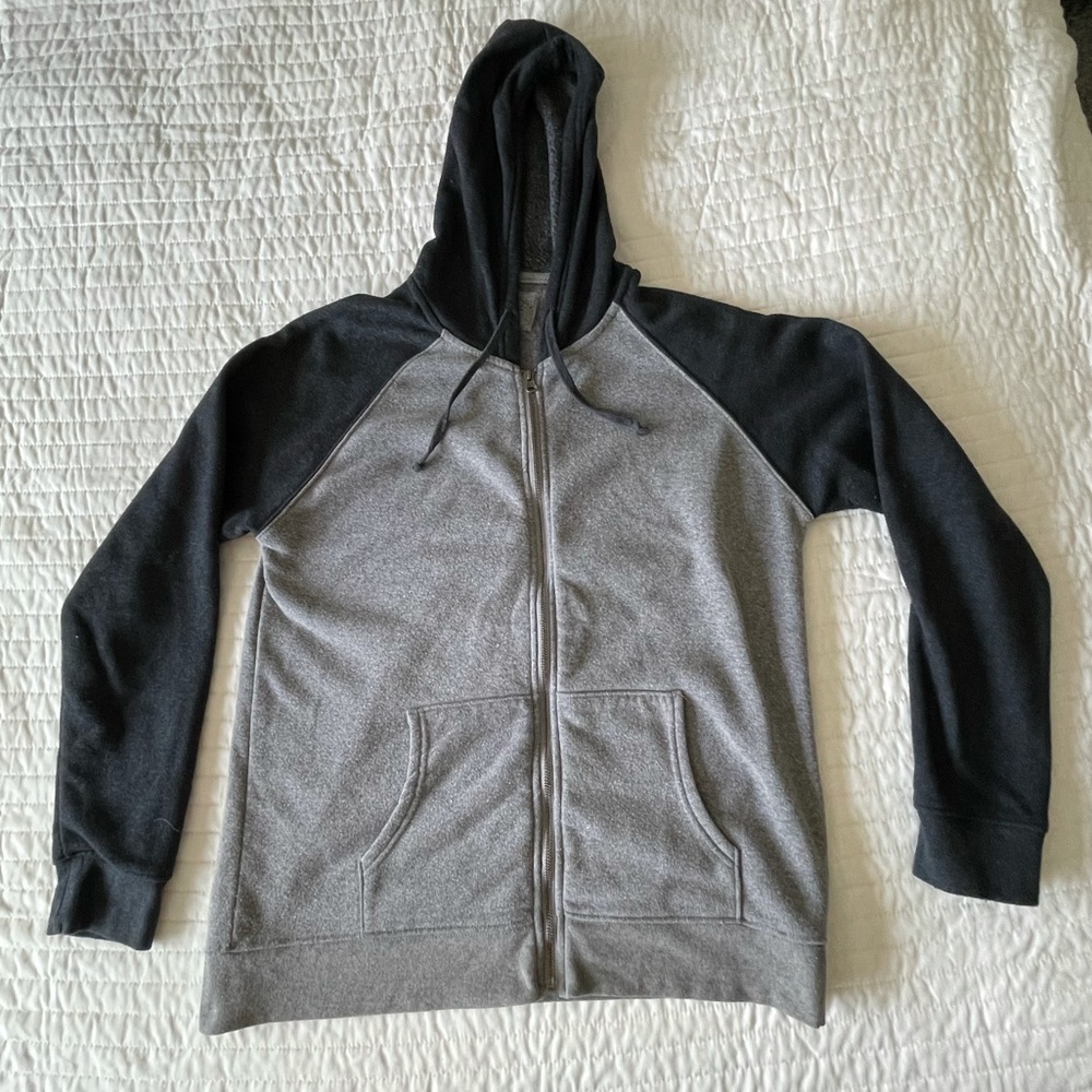 Men’s XL hoody sweatshirt. Grey and blue
